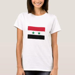 Syrische oude vlag t-shirt