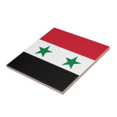 Syrische oude vlag tegeltje (Zijkant)