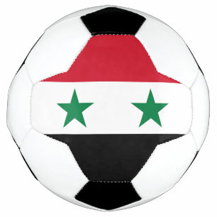 Syrische oude vlag voetbal