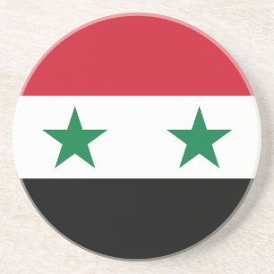 Syrische oude vlag zandsteen onderzetter