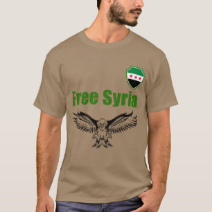 Syrische, Syrische, vrije Syrische vlag. T-shirt