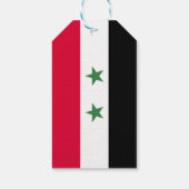 Syrische vlag cadeaulabel (Achterkant)