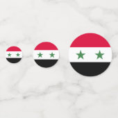 Syrische vlag confetti (Voorkanten)