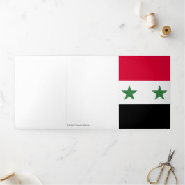 Syrische vlag drieluik kaart