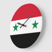 Syrische vlag grote klok (Hoek)