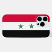Syrische vlag iPhone hoesje (Achterkant horizontaal)