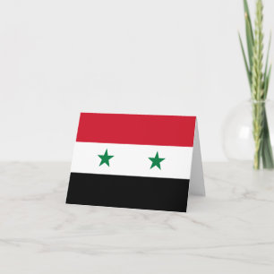 Syrische vlag kaart