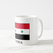 Syrische vlag koffiemok (Voorkant rechts)