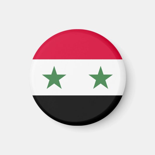 Syrische vlag magneet (Voorkant)