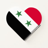 Syrische vlag notitieboek (Achterkant)