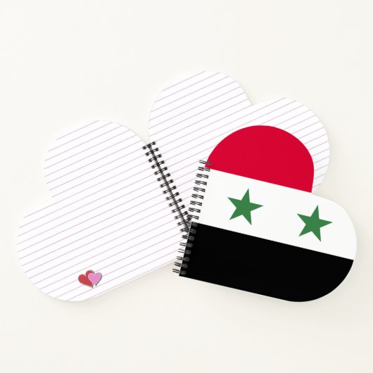 Syrische vlag notitieboek (Binnen)