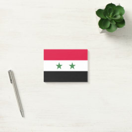 Syrische vlag post-it® notes