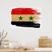 Syrische vlag Posters (Keuken)
