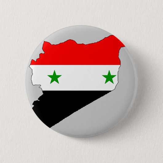 Syrische vlag ronde button 5,7 cm (Voorkant)