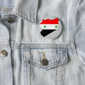 Syrische vlag ronde button 5,7 cm (In situ)