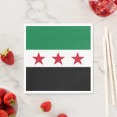Syrische vlag servet (Insitu)