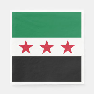 Syrische vlag servet