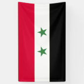 Syrische vlag spandoek (Verticaal)