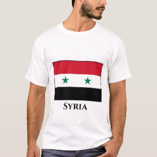 Syrische vlag t-shirt