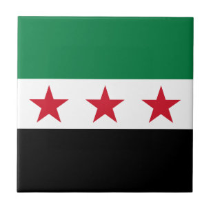 Syrische vlag tegeltje