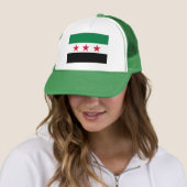 Syrische vlag trucker pet (In situ)