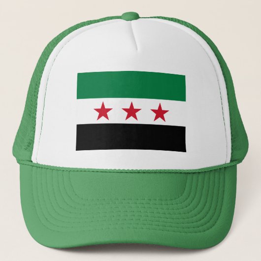 Syrische vlag trucker pet (Voorkant)