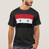 Syrische vlag - vlag van Syrië T-shirt (Voorkant)