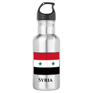 Syrische vlag waterfles 