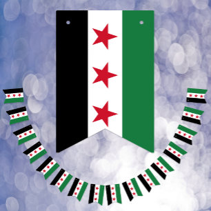Syrische vlaggen, huwelijksfeest banner, Syrische  Vlaggetjes