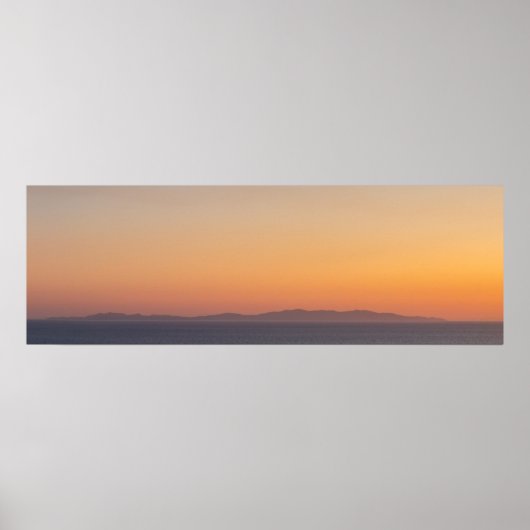 Syros Island Panoramic Poster (Voorkant)