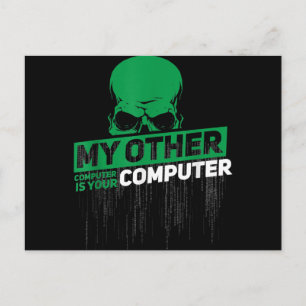 Sysadmin Engineer Hacker Nerd Admin Code ontwikkel Aankondigingskaart