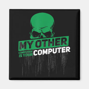 Sysadmin Engineer Hacker Nerd Admin Code ontwikkel Magneet