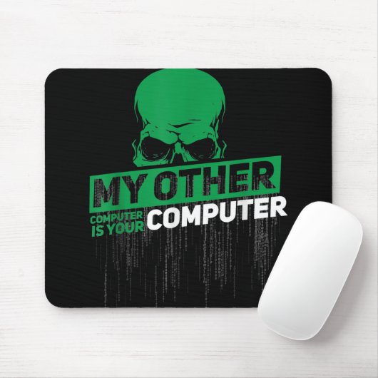 Sysadmin Engineer Hacker Nerd Admin Code ontwikkel Muismat (Met muis)