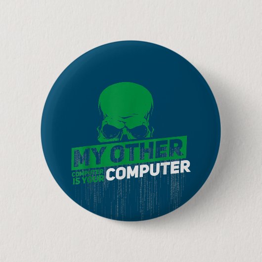 Sysadmin Engineer Hacker Nerd Admin Code ontwikkel Ronde Button 5,7 Cm (Voorkant)