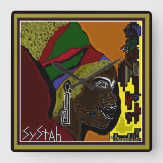 SYSTAH TIMECLOCK VIERKANTE KLOK