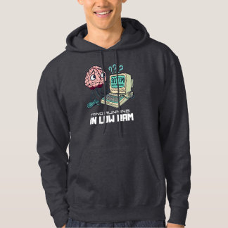 Systeem Teveel Nadenken-Funny Retro Design Hoodie