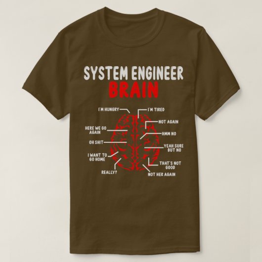 Systeem van de Techniek van het Netwerk van de Ing T-shirt (Design voorkant)