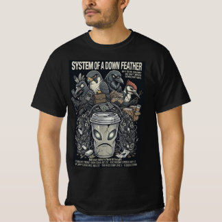 Systeem Van Een Donsveer T-shirt