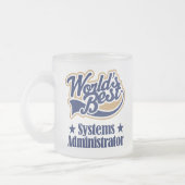 Systeembeheerder Matglas Koffiemok (Links)