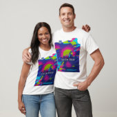 SYSTEEMFOUT – Glitch Sunset Mountains T-shirt (Unisex)