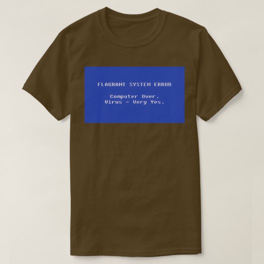 Systeemfout T-shirt (Design voorkant)