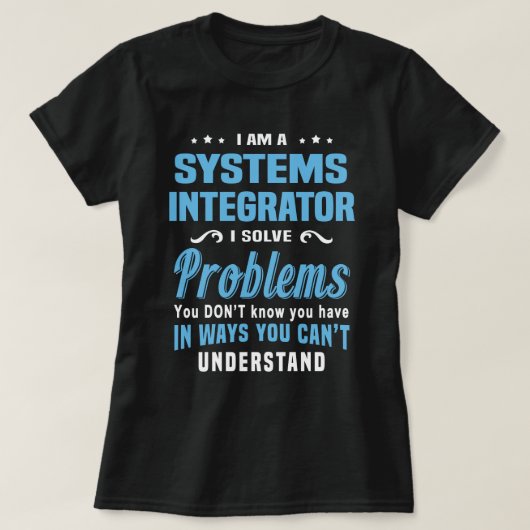 systeemintegrator t-shirt (Design voorkant)