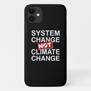 Systeemverandering niet klimaatverandering iPhone 11 hoesje