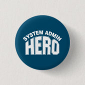System Admin Hero Ronde Button 3,2 Cm (Voorkant)