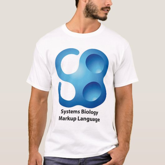 System Biology Markup Language T-shirt (Voorkant)