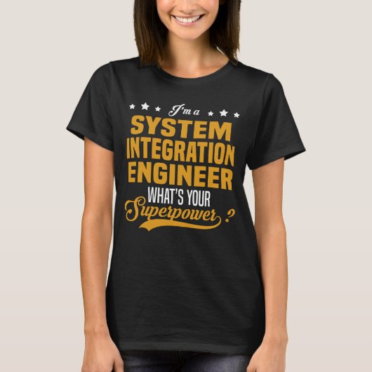 System Integration Engineer T-shirt (Voorkant)