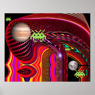 Systematische zonnepaniek - Ken Gage Surreal Art Poster