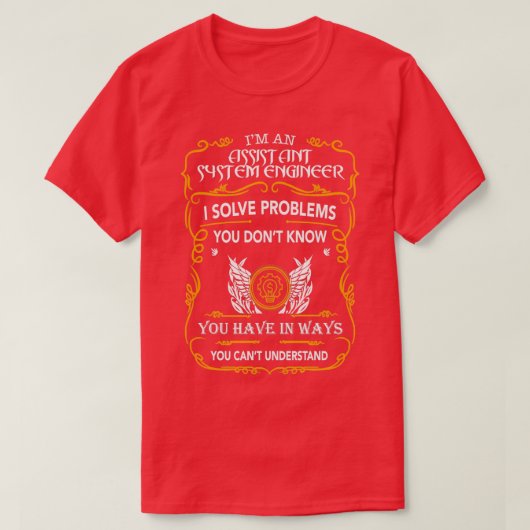 SYSTÈME ASSISTANT INGÉNIEUR Classique TShirt (Design devant)