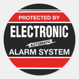 Système d'alarme électronique Sticker rond classiq
