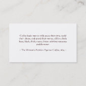 Système de Fidélité de Tasse de Café Suivi de Réco (Dos)